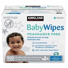 Kirkland Signature Baby Wipes Fragrance Free All Skin Type Wipes , 900-Count Baby Wipes price