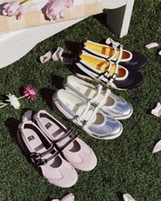 New Onitsuka Tiger MEXICO 66 TGRS Mary Janes Classic Ballet Flat Shoe Multicolor Ballet Flats price