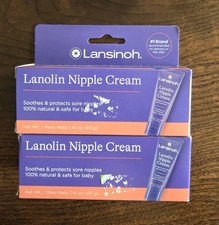 2- Lansinoh Lanolin Nipple Cream Postpartum Breastfeeding 1.4oz Each Exp 6/2027+ Nipple Cream price