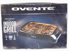 OVENTE Portable Electric Indoor Grill with Non-Stick Grilling Plate Black 1000-W Electric Grill-Barbecues price
