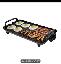 Non Stick Electric Grill & Griddle Indoor BBQ Plate Grill Steaks Small Size Electric Grill-Barbecues price