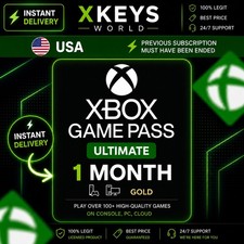 Xbox Game Pass Ultimate 1 Month Live Gold Membership - US Xbox Games price