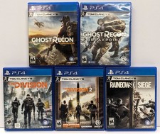 Lot of 5 Tom Clancy Games for Playstation 4 PS4 - Ghost Division 1 2 Rainbow Six PlayStation 4 PS4 Games price