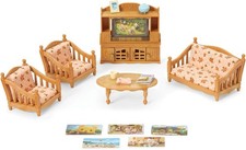 Calico Critters Comfy Living Room Set - Toy Dollhouse Furniture & Accessories Living Room & Lounge Set price