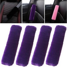 4 Pack Car Seat Belt Pads Shoulder Cover Baby Safety Belt Protec Color: Purple Baby Car Seat Safety Belt price