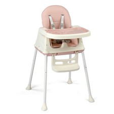 Ktaxon 3-in-1 Baby High Chair, Portable Adjustable Height 5-Point Safety Harness High Chair price