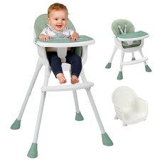 LALAHO 3-in-1 Baby High Chair, Portable Adjustable,Removable Dual-Layer Tray High Chair price