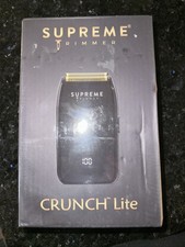 Supreme Trimmer Crunch Lite Men's Electric Facial Foil Shaver Black Gold Shavers price