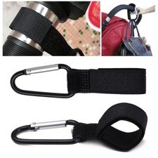 2 Pcs Stroller Hooks Wheelchair Stroller Pram Carriage Bag Hanger Hook Baby Baby Stroller-Pram Accessory price