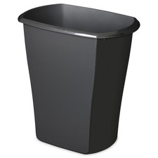 Small Bathroom Trash Can,5.5 Gallon Plastic Garbage Bucket Bin with No Lid,Black Office Trash Bin price