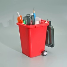 Portable Mini Desk Trash Bin Pen Holder Office Supplies Storage Organizer 1 Pc Office Trash Bin price