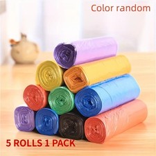 5 Rolls 100 Strong Garbage Bags Disposable Bin Liners for Home Kitchen Office Office Trash Bin price