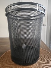 2 PACK 4Gallon Black Metal Wastebasket Trash Can Garbage Bin Office Home Bedroom Office Trash Bin price