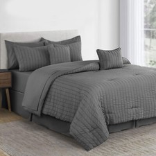 10 Piece Bed in a Bag Comforter Set Breathable Reversible Bedding Set Queen King Bedroom Textiles & Dowry Set price