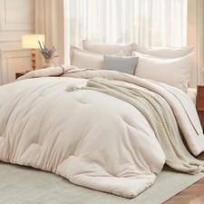 7 Pcs Queen Comforter Set, Soft Bed in a Bag Queen Size, All Season Bedding Set Bedroom Textiles & Dowry Set price