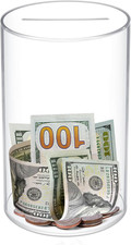 Clear Acrylic Piggy Bank Must Break to Open Unopenable Money Saving Box Piggy Bank price