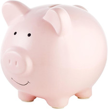 Large Ceramic Piggy Bank, Ideal for Boys and Girls, Kids Money and Coin Bank, Pe Piggy Bank price