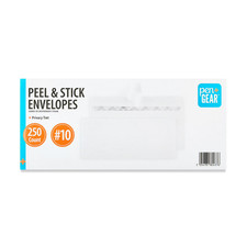 Self Sealing Letter Envelopes 250 #10 Security Business Peel Strip White Mail Envelope price