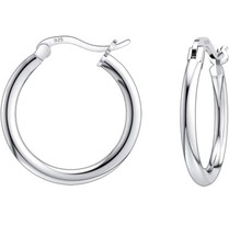 925 Sterling Silver Small 10MM Hoop Earrings Men Women Children Silver Earrings price
