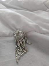 Aldo Diamond Earrings Silver Earrings price
