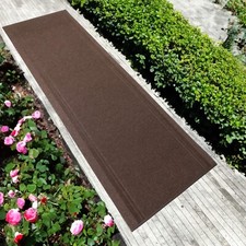 Anti Slip Light Weight Low Profile Brown Rug Runner Hallway Office Outdoor Runner price