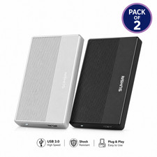 1TB External Hard Drive 2 Pack USB 3.0 Portable HDD PC Mac Laptop Portable Hard Drives price