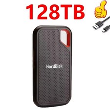 external hard drive 128 TB High Speed CapacitySolidStateUsb3.2 Laptop Mac And PC Portable Hard Drives price