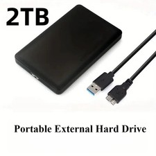 2TB External Hard Drive Portable HDD USB 3.0 Slim Storage PC Mac Laptop Phone Portable Hard Drives price