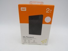 WD Western Digital My Passport 2TB Portable HDD Password Protected Black SEALED Portable Hard Drives price
