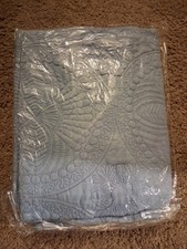 Heirloom Baby Quilt 36 IN x 46 IN for Monogramming or Embroidery - Blank Blue Baby Quilt price