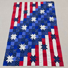 Handmade Liberty Patchwork Baby Quilt Top 50x70"Pieced~BED/Wall Decor Baby Quilt price