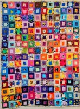 100%  COTTON TUMMY TIME BABY QUILT.  HANDMADE IN THE USA. Baby Quilt price