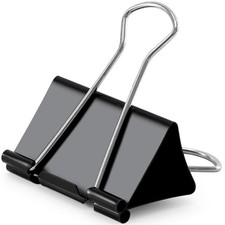 Extra Large Binder Clips 2.4 Inch Length, Jumbo Binder Clips for Office (8 Pcs) Paper Clips price