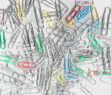 300  Assorted Paper Clips, Small and Large Sizes, ''OFFICE SUPPLY,, HOME Paper Clips price