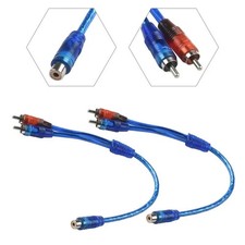 4x RCA Y Splitter Audio Jack Cable Adapter 1 Female to 2 Male - 1Male to 2Female RCA Cable price