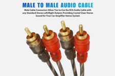 2 RCA Male to 2 RCA Male Audio Cable Twisted Pair Gold Plated Wire Cord 4ft RCA Cable price