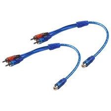 2x RCA Y Splitter Audio Jack Cable Adapter 1 Female to 2 Male - 1Male to 2Female RCA Cable price