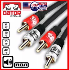 2-RCA to 2-RCA Cable Male Stereo Audio Patch Coaxial Cord L/R Gold Plated Plug RCA Cable price