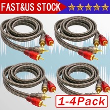 1/4PACK  RCA Audio Cable Twisted Pair with Noise Reduction Interconnect Amp Wire RCA Cable price