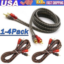 1/4PACK  RCA Audio Cable Twisted Pair with Noise Reduction Interconnect Amp Wire RCA Cable price