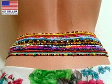 Fashion Women Waist Chain Weave Colorful Beads Body Belly Elastic Sexy Bikini Body Chain price