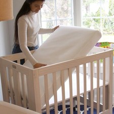 Mini Baby Crib Mattress - Dual Firmness With Removable Washable Protector - B... Baby Mattress Protector price