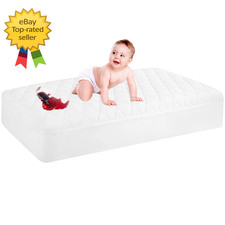 1 Pack Waterproof Crib Mattress Protector Quilted Baby Mattress Cover Fitted Baby Mattress Protector price