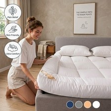 Extra Thick Mattress Topper 7cm/3 Inch Bounce Back Protectors Heavy Filling Pad Baby Mattress Protector price