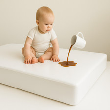 Waterproof Zippered Crib Mattress Cover 28x52 Vinyl Full Encasement Protector Baby Mattress Protector price