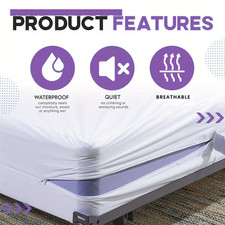 Mattress Encasement Waterproof Protector Zippered Deep Pocket Bed Bug Protector Baby Mattress Protector price
