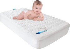 Crib Mattress Protector Pad Baby Toddler Bed Mattress Cover Waterproof 52”x28” Baby Mattress Protector price