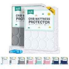 Crib Mattress Protector Waterproof Quilted Cover for Toddler Bed 2 Pack 28"x52" Baby Mattress Protector price
