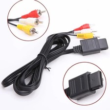 AV TV Audio Video Stereo Cable Cord For Nintendo 64 N64 SNES Gamecube 6FT Video Cable price