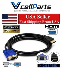 HDMI Male to VGA Male Video Converter Adapter Cable for PC DVD 1080p HDTV 6FT Video Cable price